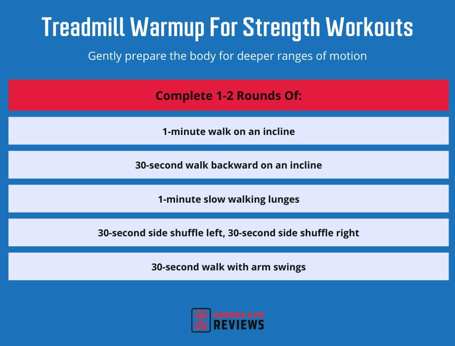 treadmill warmup for strength