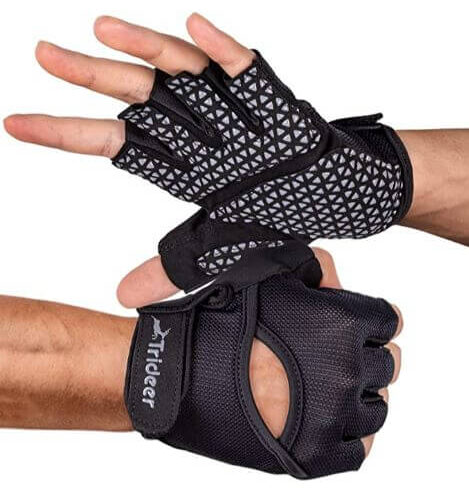 OZERO Workout Gloves, Gym Weight Lifting Gloves with Wrist Support