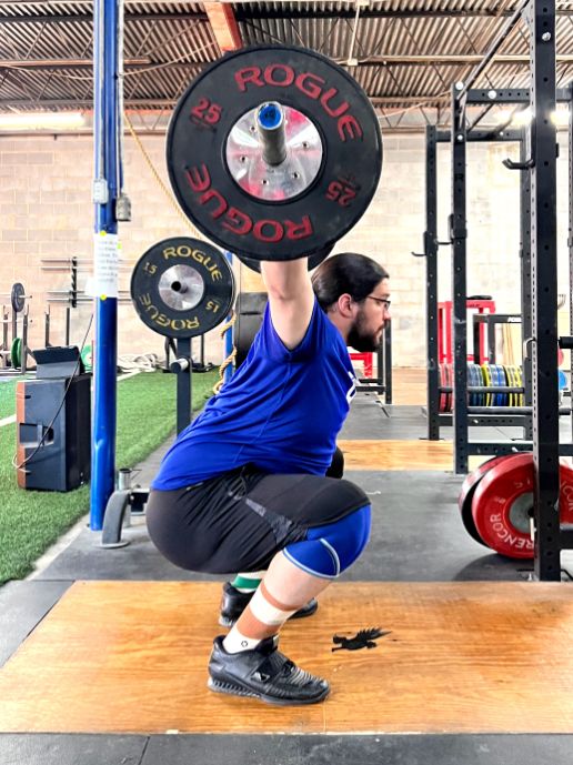 vertical overhead squat