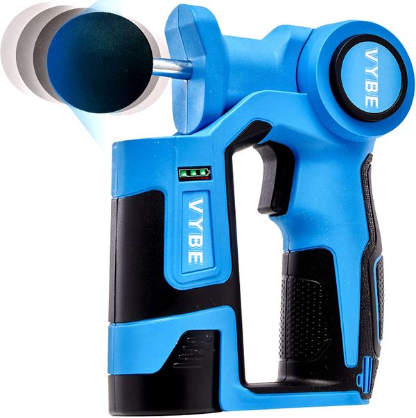 Vybe V2 massage gun in blue