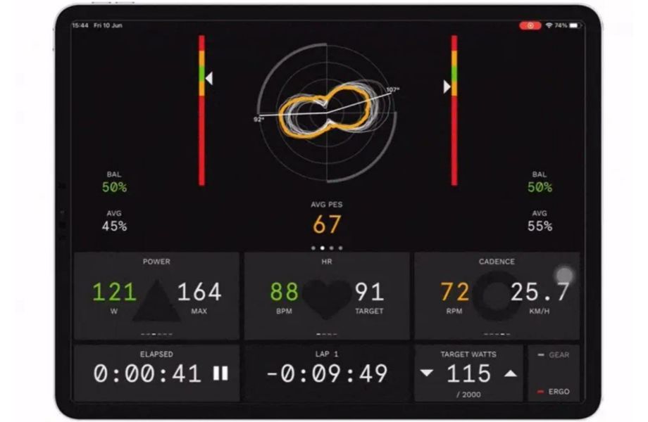 wattbike atom bike display