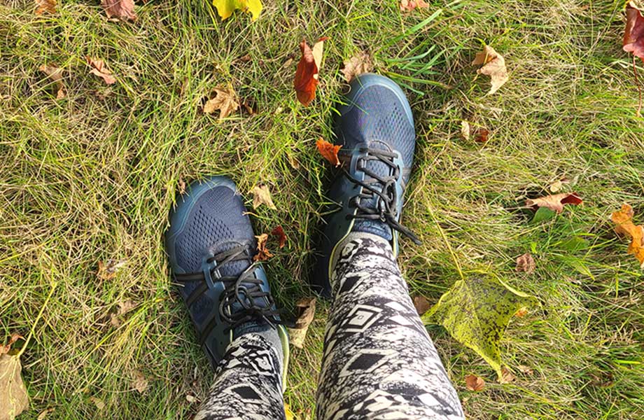 Wearing the Xero Shoes Speed Force II outside for the Xero Shoes Speed Force Review