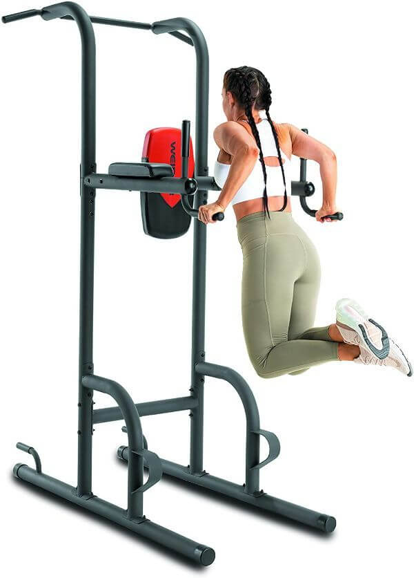 weider power tower tricep dip