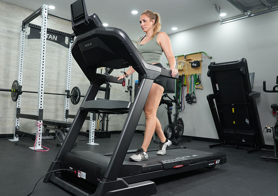 woman-training-on-sole-f63-treadmill