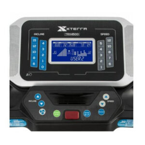 xterra trx 4500 treadmill display